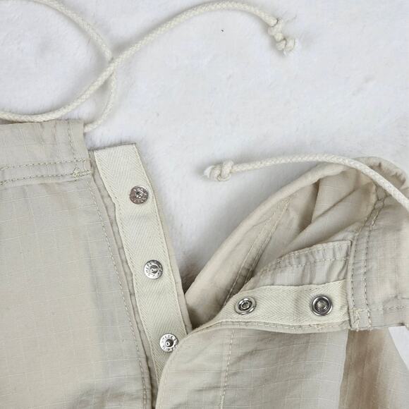 Water Girl  patagonia large 100% Nylon Pants Khaki Cargo Made in the USA - Picture 10 of 12